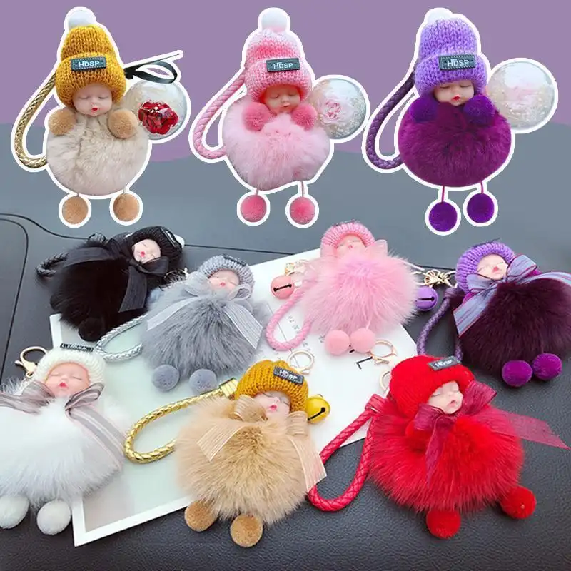 Miela modeliavimo pliušinė prisimerkusi lėlė