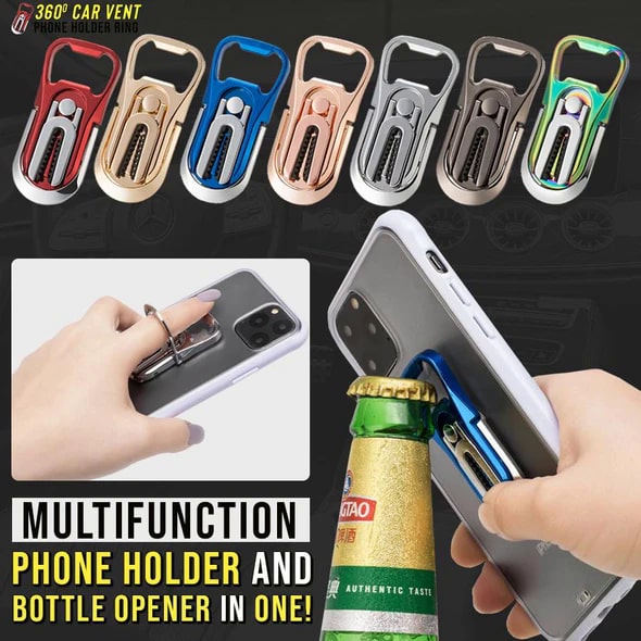 360º automobilio ventiliacijos telefono laikiklio žiedas - Image 2