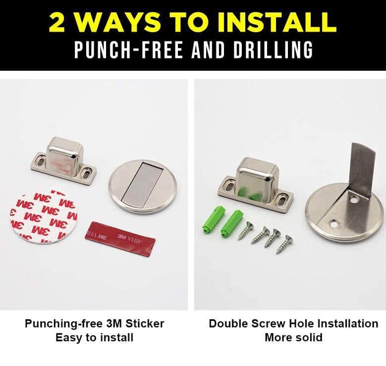 Cinko lydinio nematomas magnetinis durų amortizatorius - Image 3