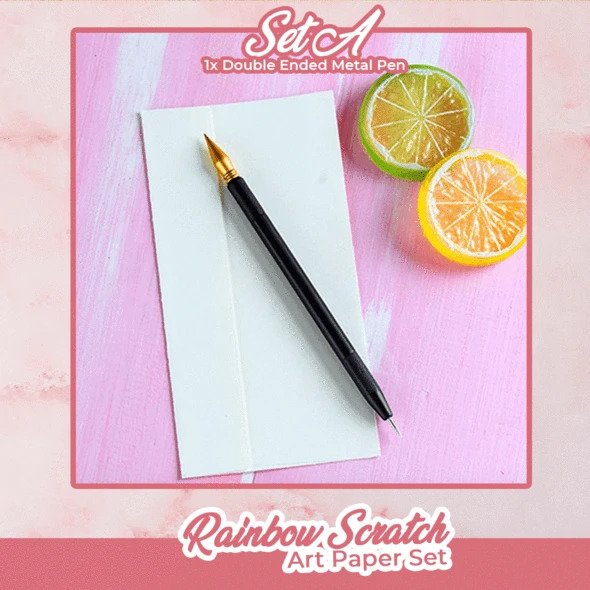 Rainbow Scratch Art popieriaus rinkinys - Image 3