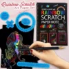 Rainbow Scratch Art popieriaus rinkinys
