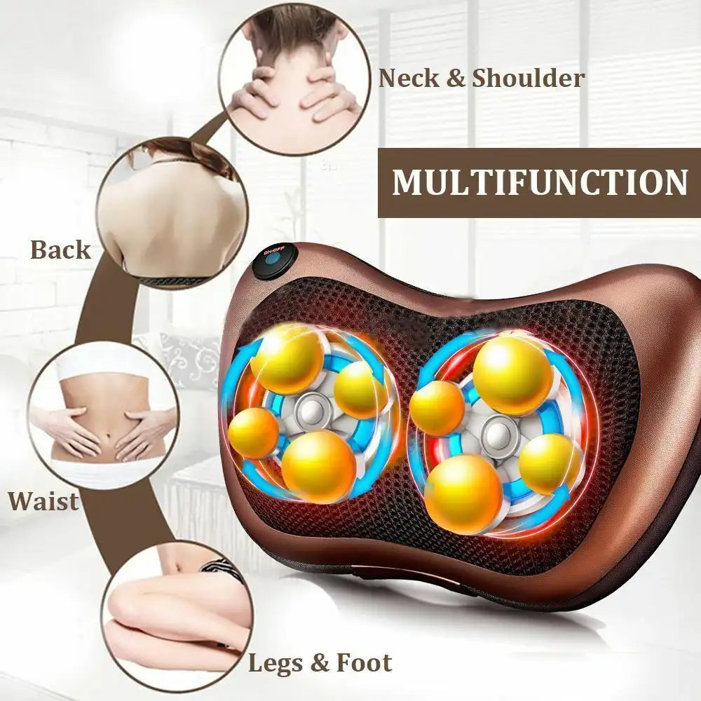 Shiatsu pagalvių masažuoklis su šiluma - Image 4