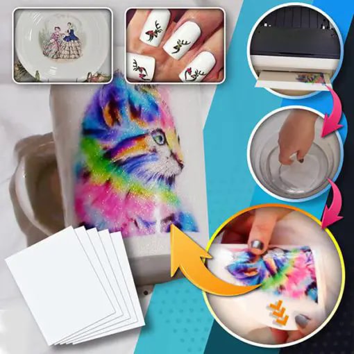 Decoré Water Decalcomania popierius