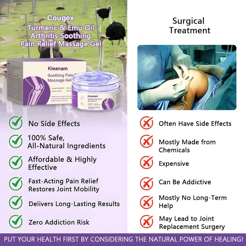 Kurkuminas ir amp; Emu aliejaus skausmo gelis - Image 3
