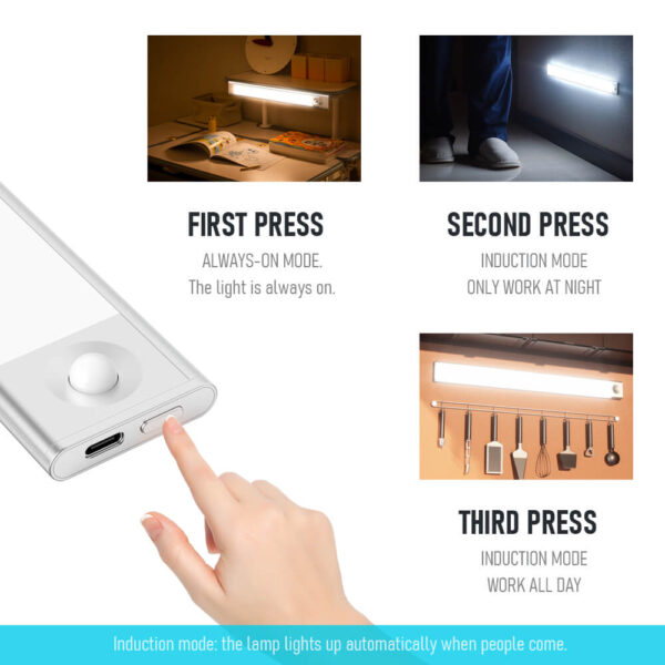 Įkraunami judesio jutiklio spintos šviestuvai - Image 4